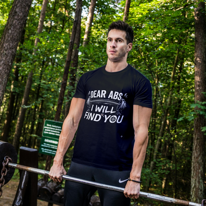 Abs Workout Motivational T-Shirt (Men)