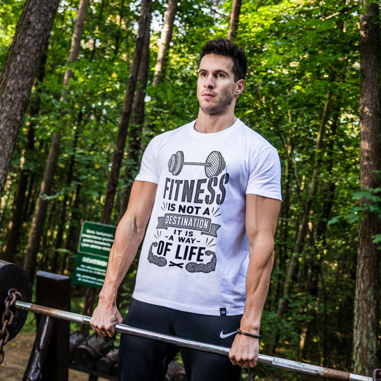 Barbell Motivation T-Shirt (Unisex)
