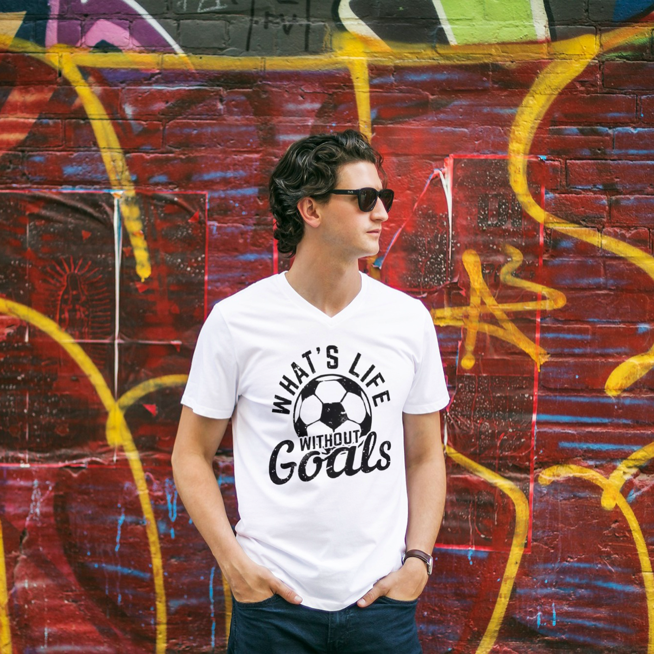 Soccer Goals T-Shirt (Unisex)