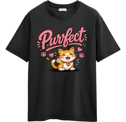 "Purrfect" Graphic T-Shirt (Women)