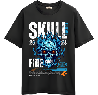 Inferno Skull Graphic T-Shirt (Men)