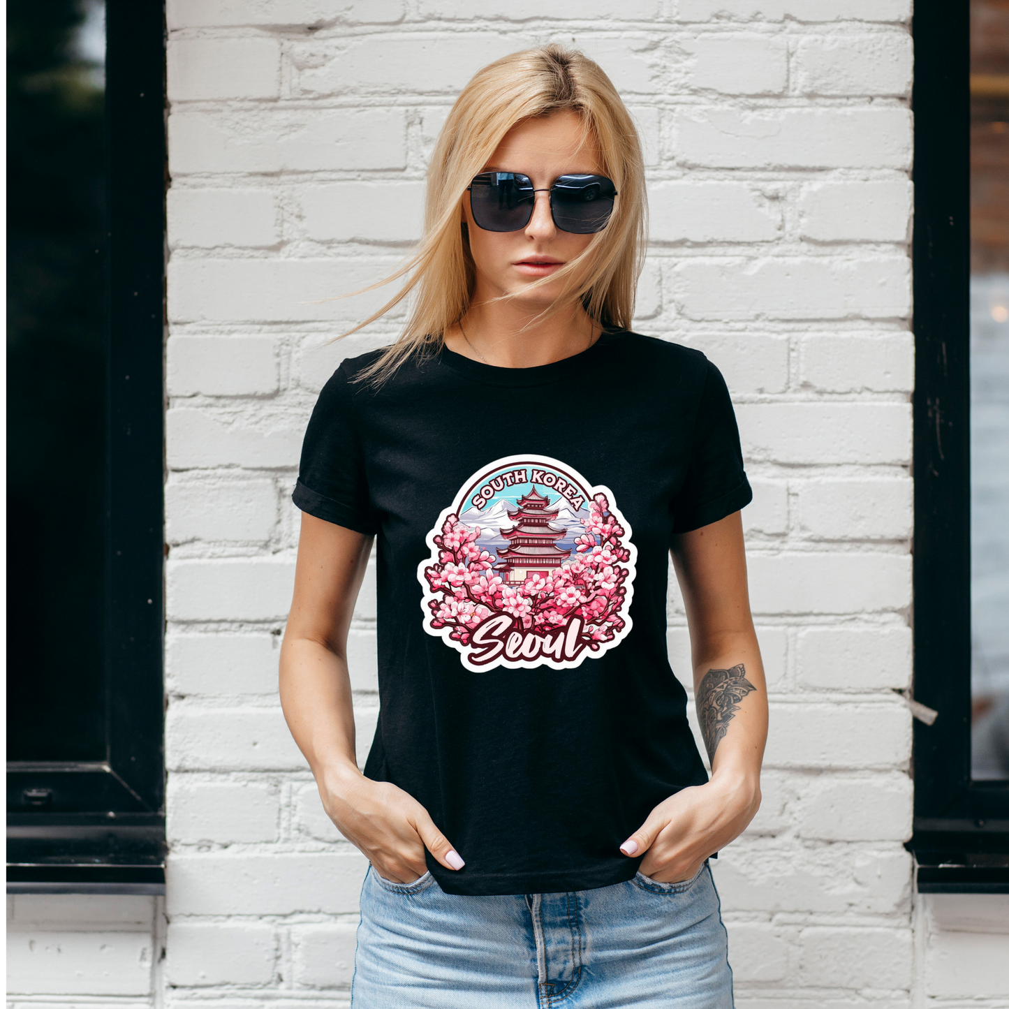 Seoul Cherry Blossom T-Shirt (Men)