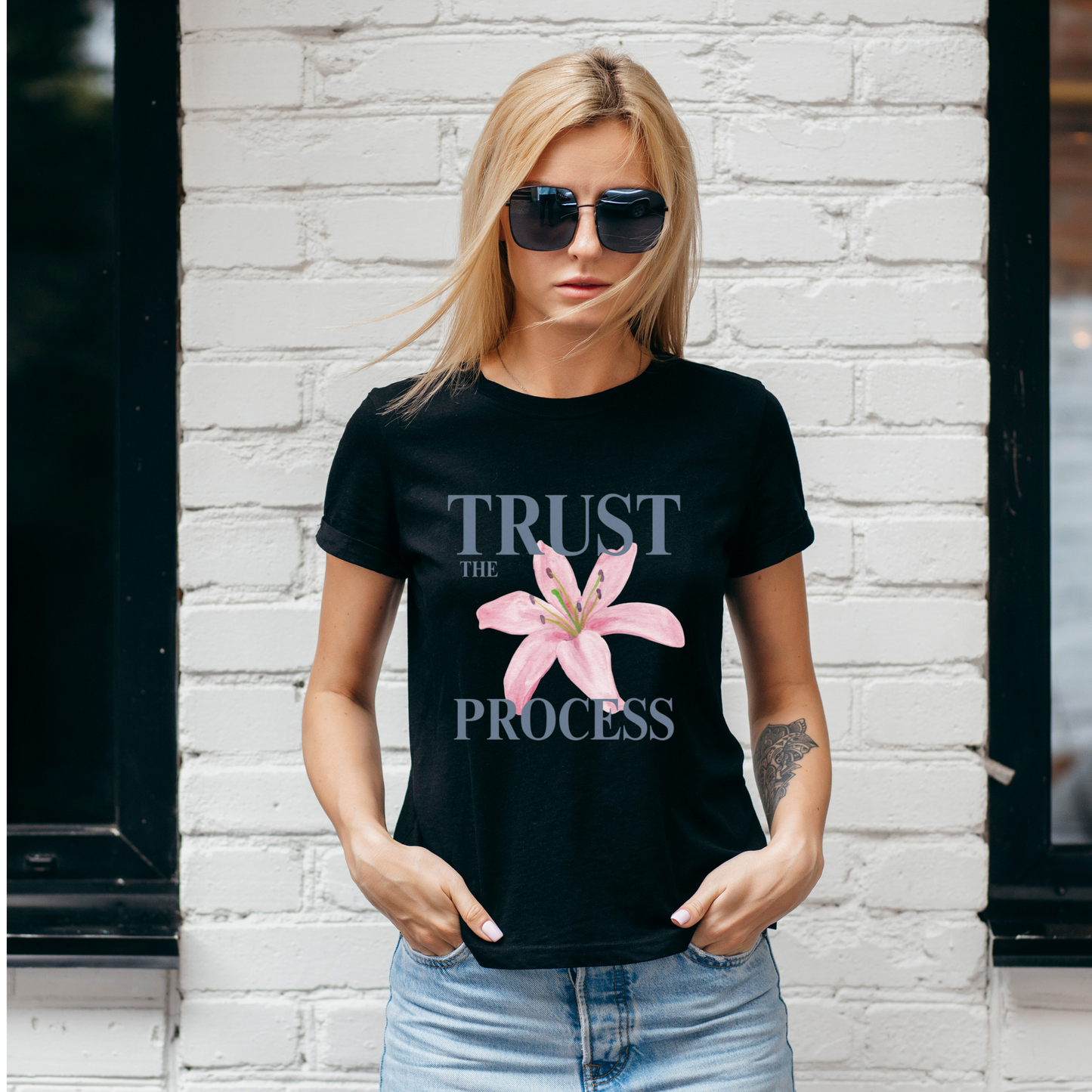 Lily Blossom Quote T-Shirt (Women)