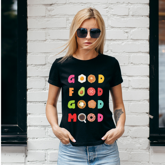 Colorful Food Quote T-Shirt (Women)
