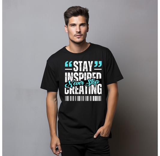 Stay Inspired Streetwear T-Shirt (Men)