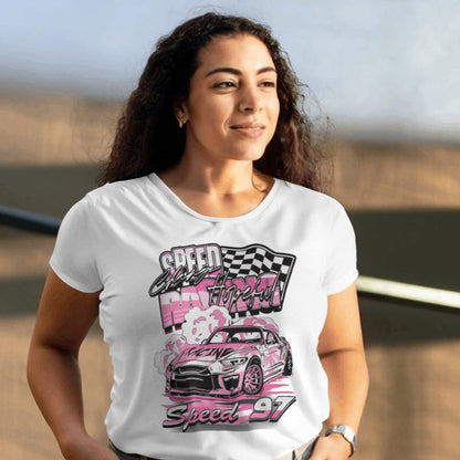 Retro JDM Style "Speed 97" Racing T-Shirt (Women)