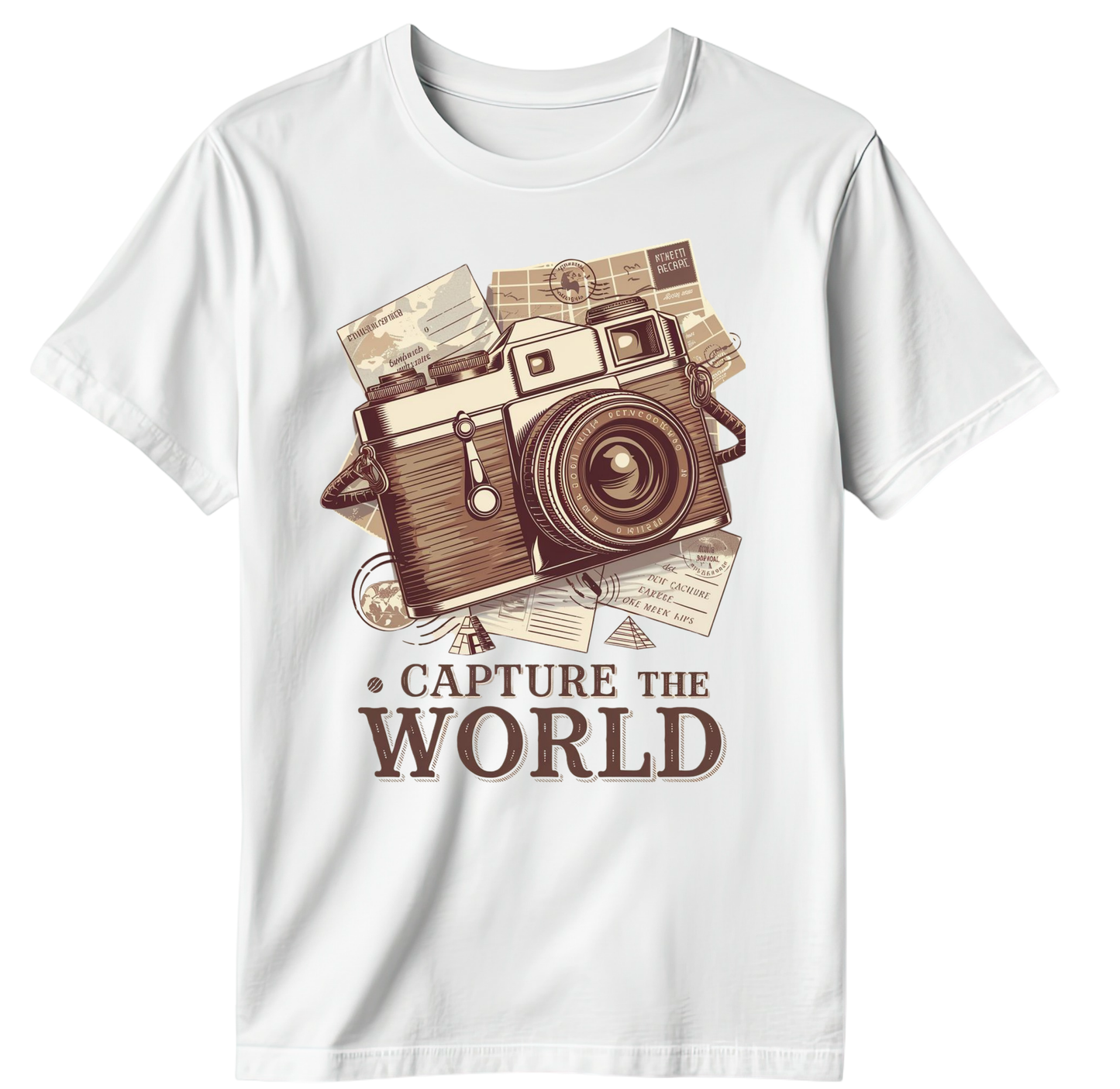 Capture the World Camera T-Shirt (Women)