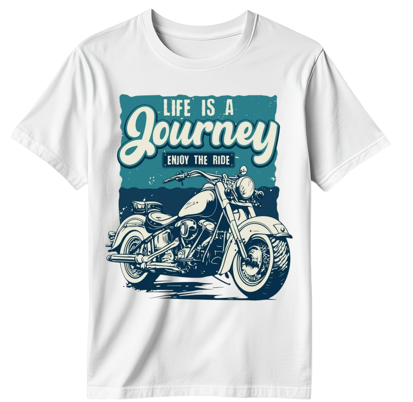 Life is a Journey Motorcycle T-Shirt (Men)