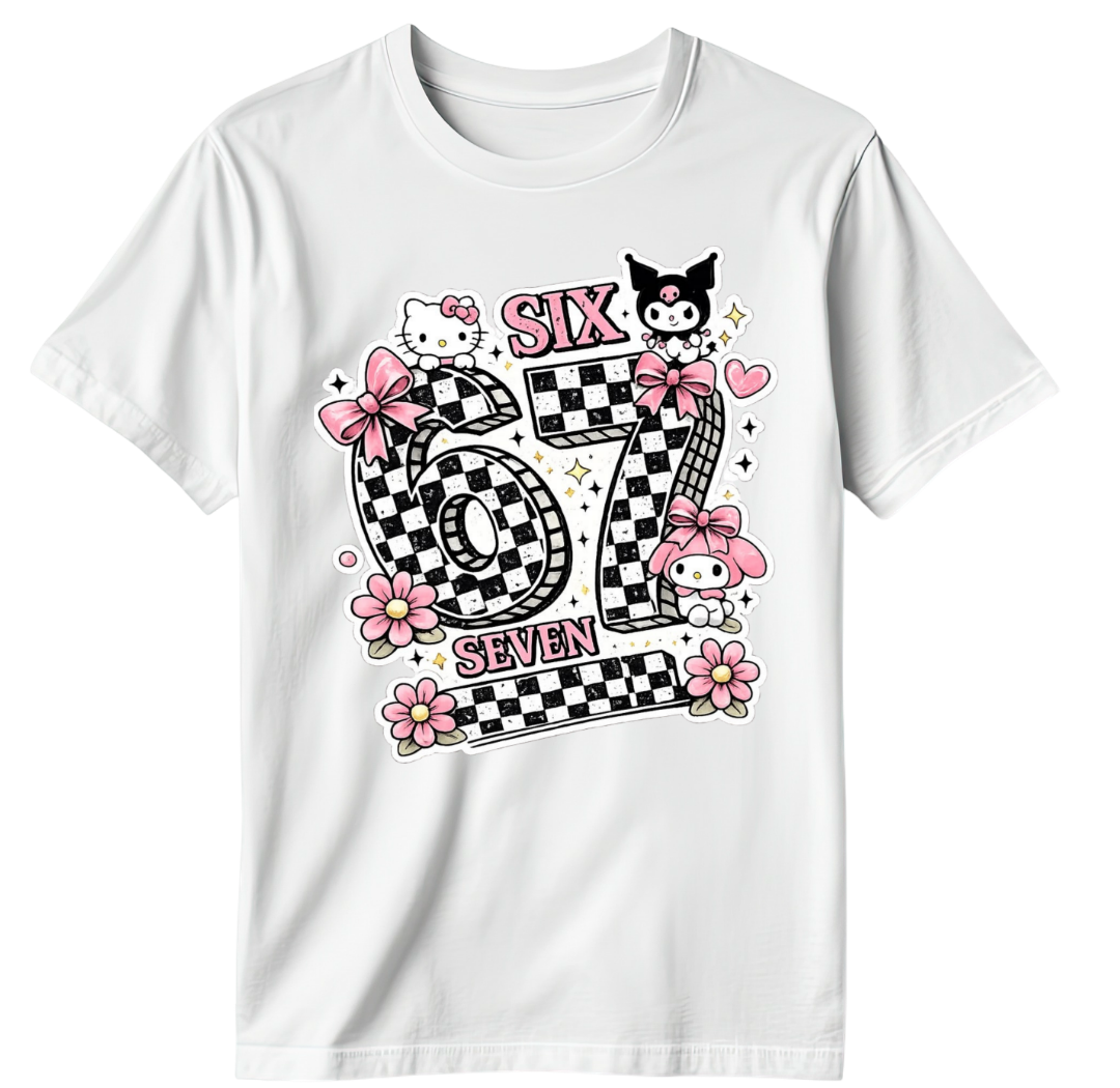 The "67" Slogan T-Shirt (Women)