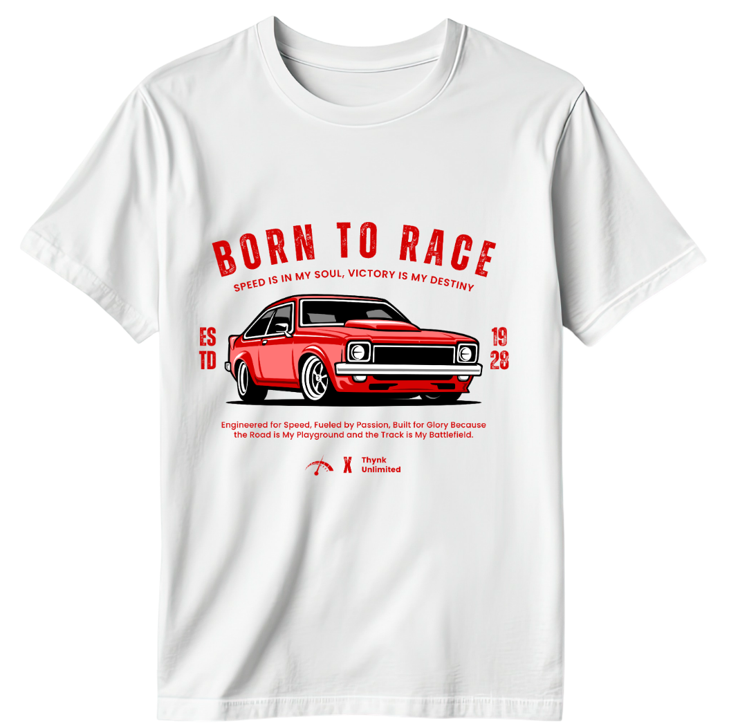 Born to Race Streetwear T-Shirt (Men)