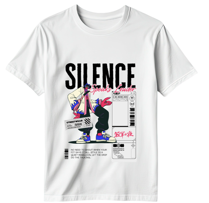 Silence Anime Graphic T-Shirt (Men)
