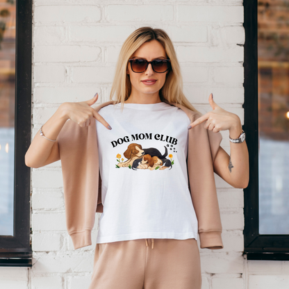 Dog Mom Club Graphic T-Shirt (Women)