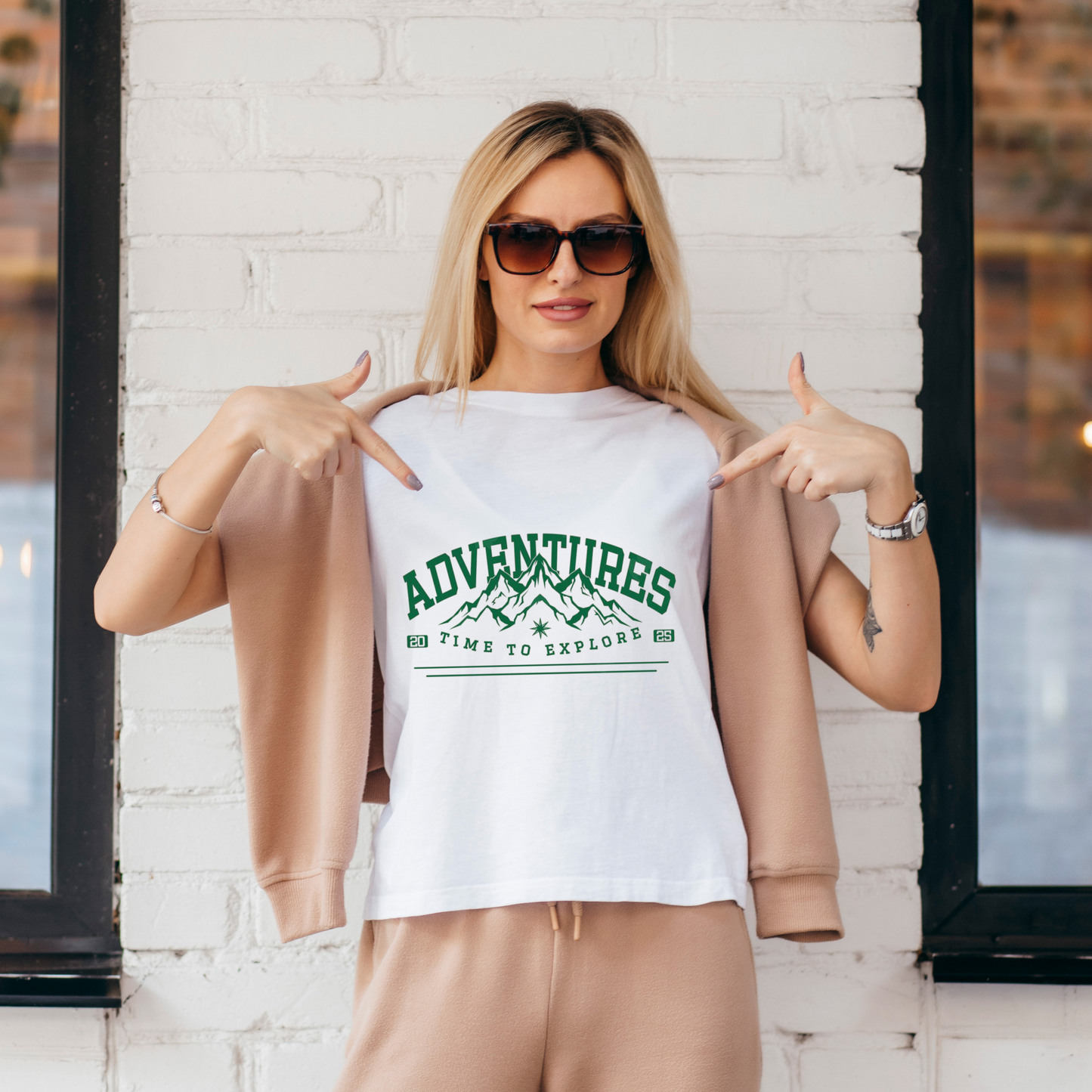 Adventure Explore Mountain T-Shirt (Women)