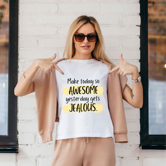 Awesome Today Printed T-Shirt (Women)