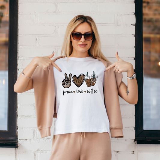Leopard Coffee T-Shirt (Women)