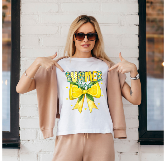 Sweet Citrus Bow T-Shirt (Women)
