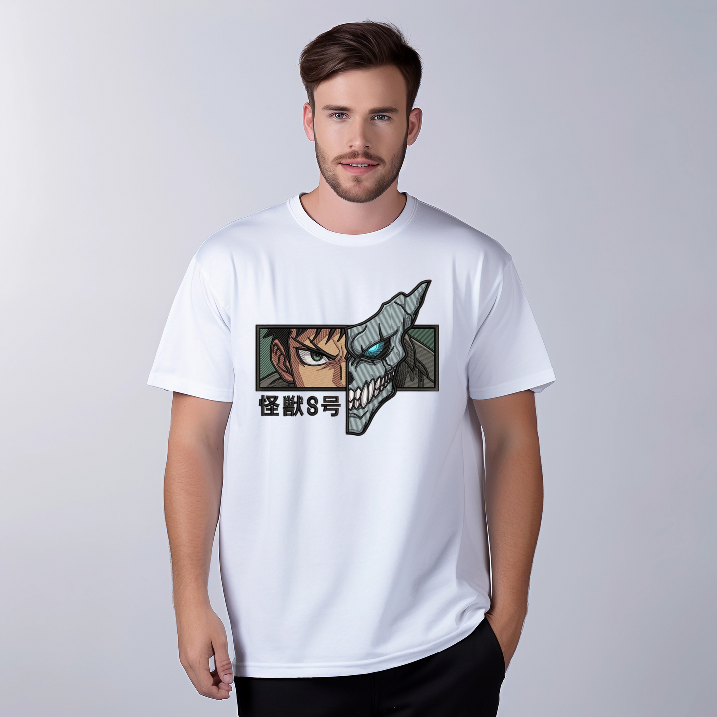 Kaiju No. 8 Split Face T-Shirt (Men)