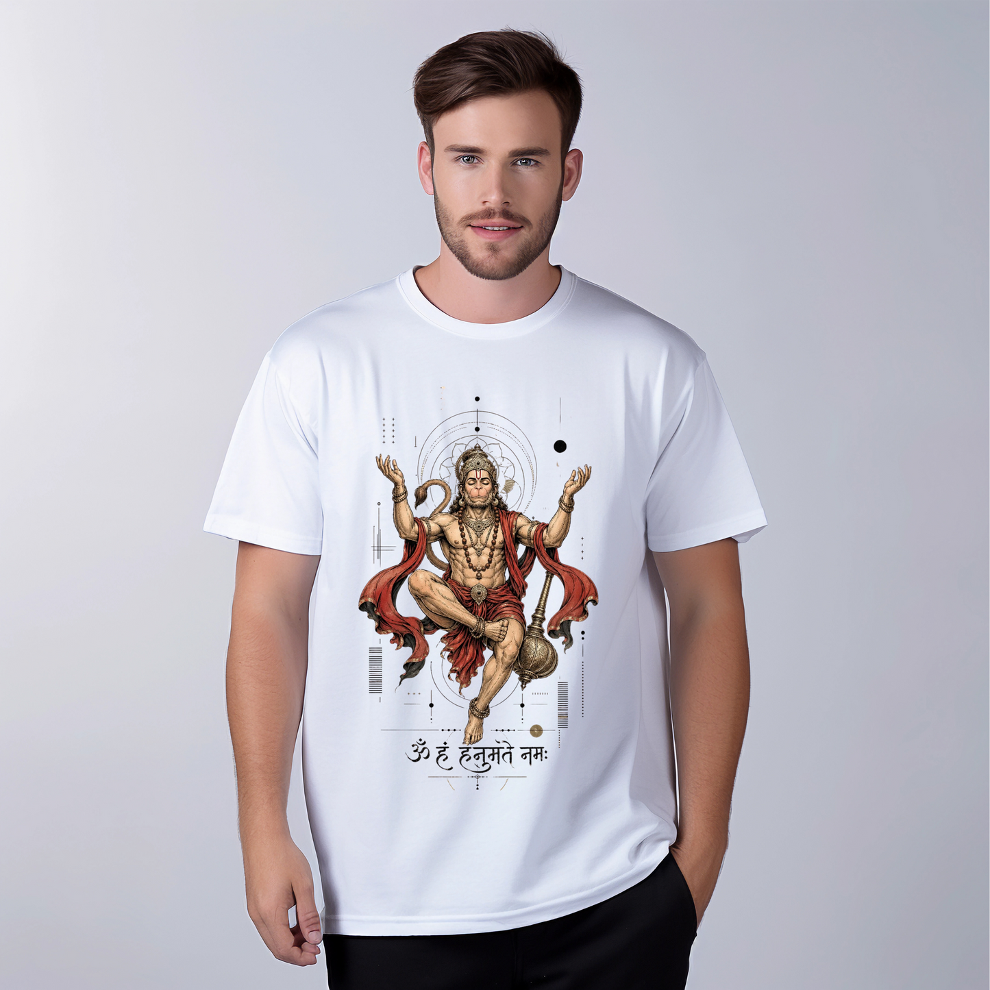 Spiritual Hanuman T-Shirt (Men)