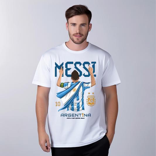 Messi No 10 T-Shirt (Men)