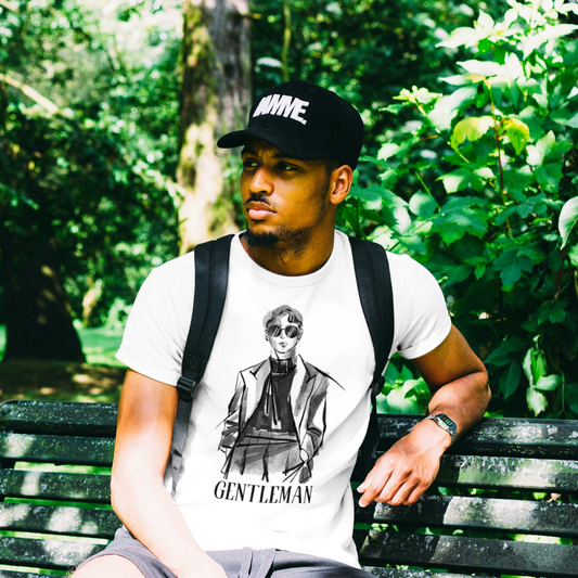 Gentleman Printed T-Shirt (Unisex)